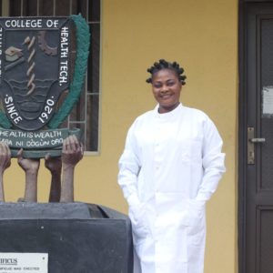 Oyeronke Suebat, Lecturer and Administrative Head of the College of Health and Technology in Lagos, Nigeria